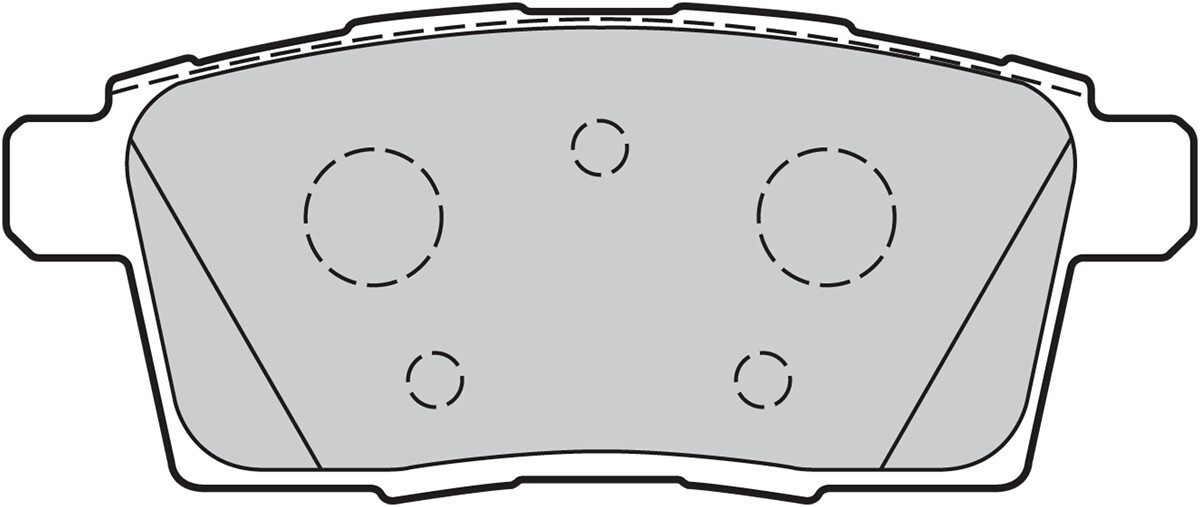 Jeu de 4 plaquettes de frein VALEO ref. 301336